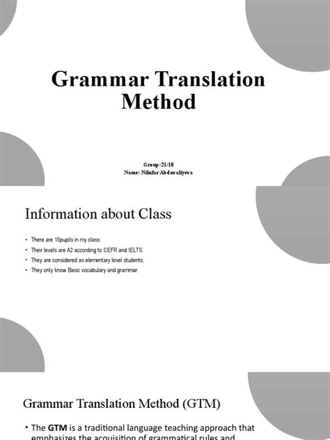 Grammar Translation Method Lesson 的图像结果