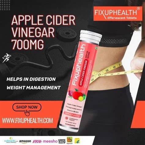 Nutraceutical Products - Fixuphealth Apple Cider Vinegar Effervescent ...