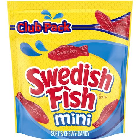 Swedish Fish Mini Soft & Chewy Candy (Original Flavor, 3.5-Pound Bulk ...