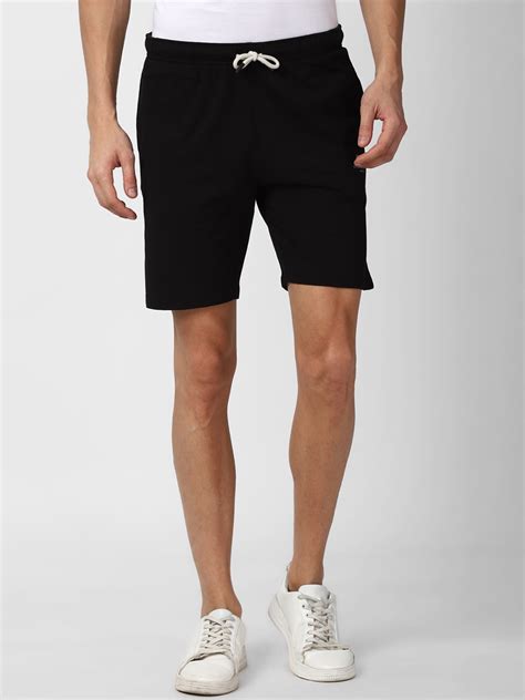 Buy Peter England Men Black Shorts - Shorts for Men 18158612 | Myntra