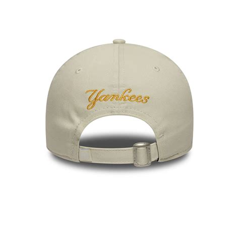 New York Yankees MLB Floral Icon Cream 9FORTY Adjustable Cap