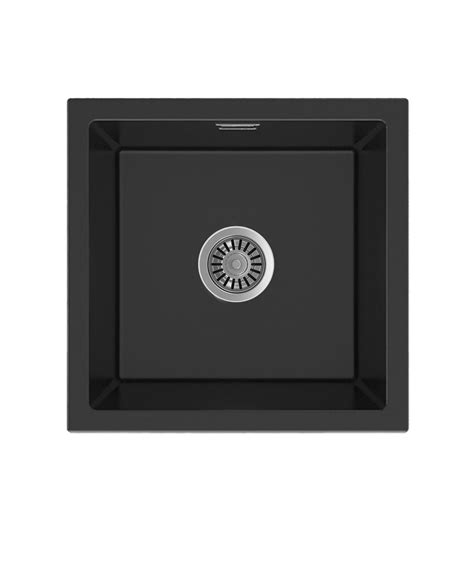 SEIMA Oros 450 Arqstone Sink - Black & White - Above or Undermount