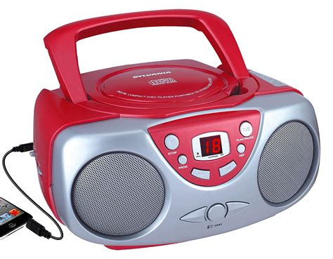 Supersonic 97083948M Portable Audio System CD Player with AUX Input ...