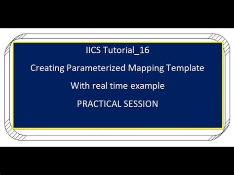 Image result for Iics YouTube Tutorial
