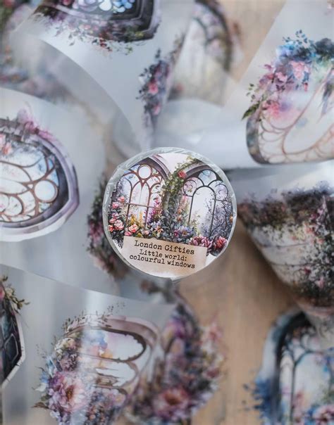 Little World: Colourful windows - London Gifties frosted PET crystal ...