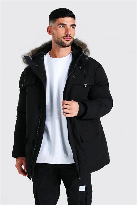 Faux Fur Hooded Arctic Parka | boohoo USA