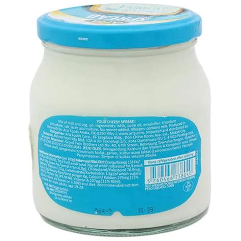 Arla Spreadable Natural Processed Cheese 500g - Spreadable Delight for ...