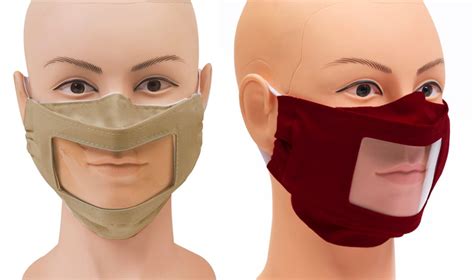 Image result for Clear Face Mask Pattern for Lip Reading Tutorial