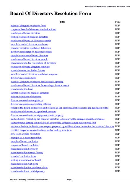 Certified Resolution Form 的图像结果