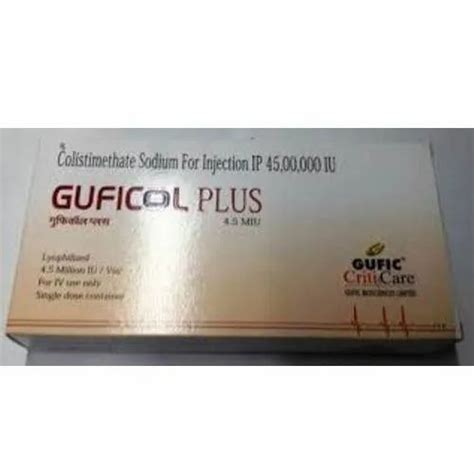Colistimethate Sodium For Injection - Guficol Plus Colistimethate ...