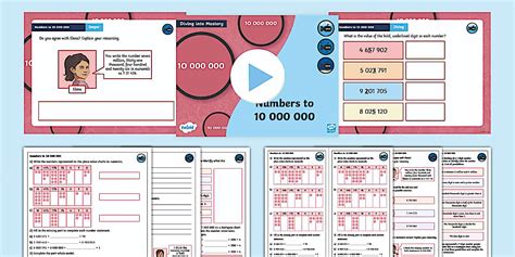 Year 6 DiM: Step 2 Numbers to 10 000 000 Teaching Pack