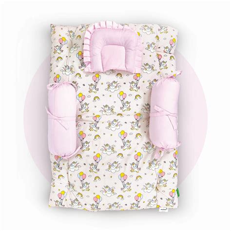 Nuluv Cotton 4 Pcs Gadda Set - Unicorn Birth+ to 6M – The Mom Store