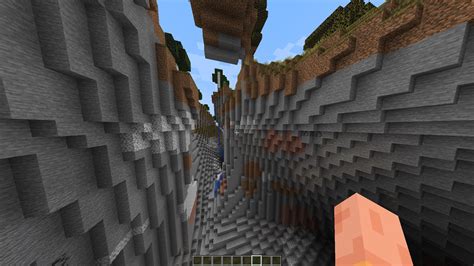 Hello, me and my mate found this large cave formation in our Creative ...
