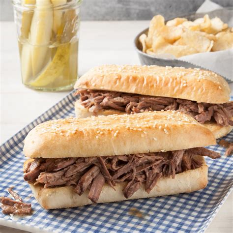 Italian Shredded Beef Sandwiches | Recipe Cart | Recipe Cart