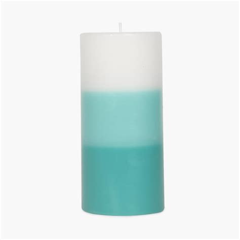 Buy Splendid Ocean Breeze Three Tone Pillar Candle from Home Centre at ...