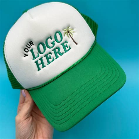 Custom Embroidered Trucker Hat , Personalized Foam Cap , Trendy Trucker ...