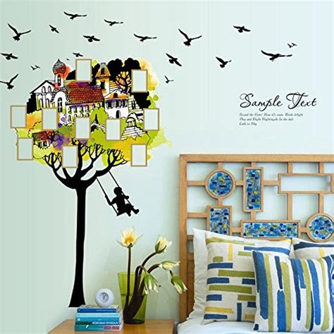 Afra Wall Sticker Design 'Baby Photo Tree' Wall Sticker (PVC Vinyl ...