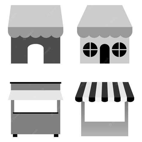 Shop Building Vector 的图像结果