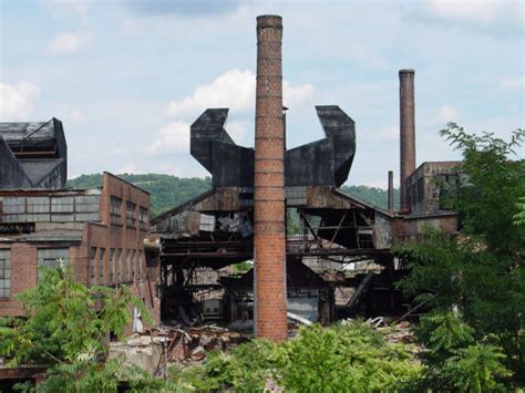 Fostoria Glass Company was once a massive glass producing plant of over ...