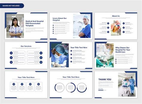 Medical and hospital presentation slider template | Premium PSD