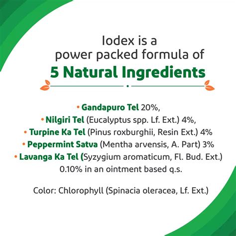 Iodex Fast Relief Balm, 8 gm Price, Uses, Side Effects, Composition ...