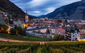 Wallpaper tower, city, buildings, river, lights hd, picture, image