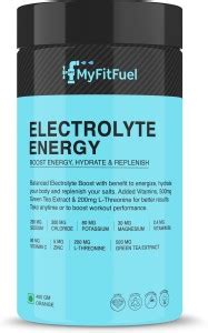 MyFitFuel Electrolyte Energy Hydration Replenishment + Green Tea Ext ...