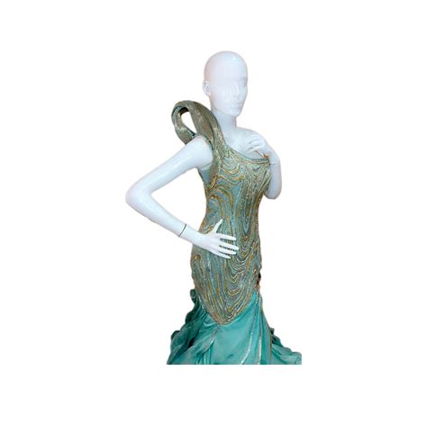 Gaurav Gupta One Sided Off Shoulder Ruffled Gown – The Luxury Pop