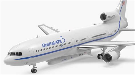 Lockheed L1011 Stargazer with Pegasus XL Rocket Rigged 3D model | 3D ...