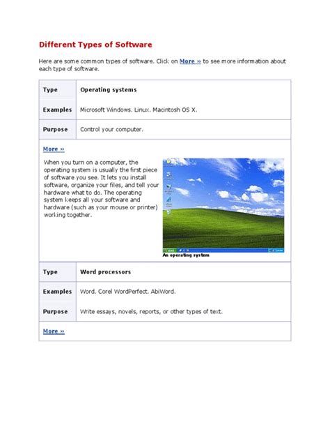 Image result for Different Types of Software PDF
