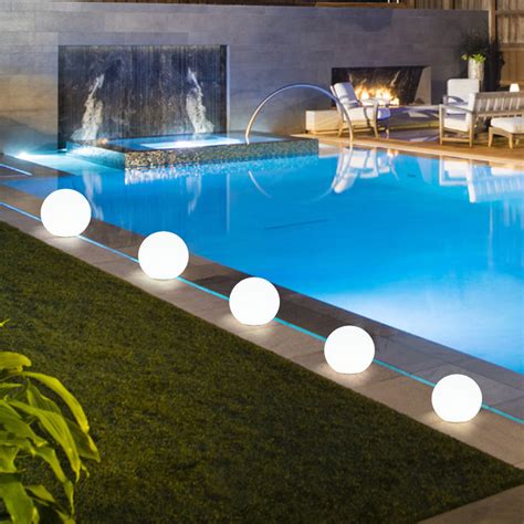 Image result for Floating LED Pool Light Ball