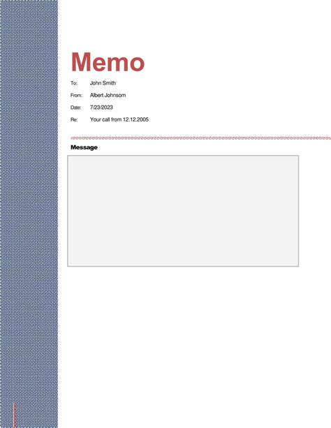 Business Memo Format 的图像结果
