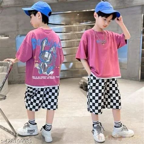 Boys Oversize Tshirt And Short Set (Pack of 1) – Byzoo