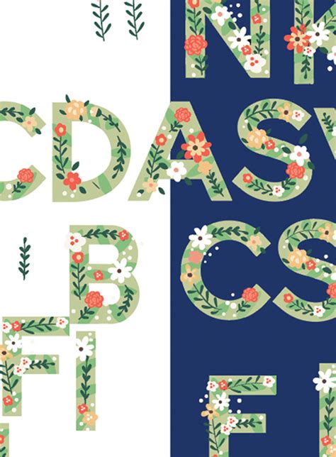 Image result for Fill Color Font Design