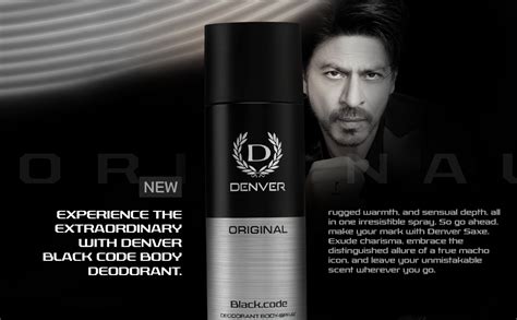 Buy DENVER Black Code Original Deodorant - 200ML | Long Lasting Deo ...