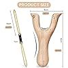 Proberos® Wooden Slingshot Toy for Kids Outdoor Slingshot Toy for Boys ...