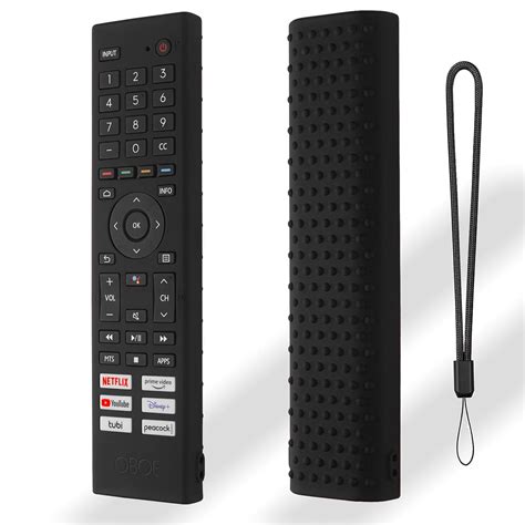 Buy Oboe Silicone Tv Remote Cover Compatible with Hisense Tv Remote ...