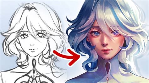 How to MASTER SEMI-REALISM according to Art Gods | Drawing Furina ...