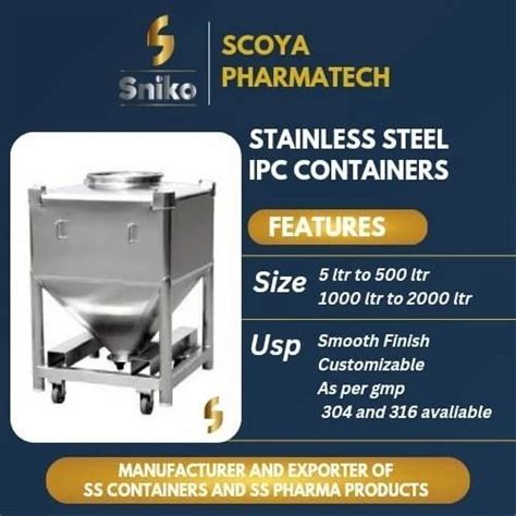 Stainless Steel Ipc Containers - Stainless Steel Ibc Tank Manufacturer ...