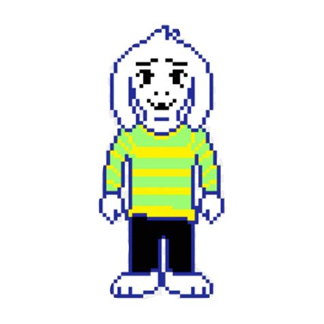 Asriel Dreemurr colored sprite from Undertale