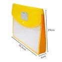Files & Folders - Plastic Button File Folder MY Clear Bag Gloss Gloss ...