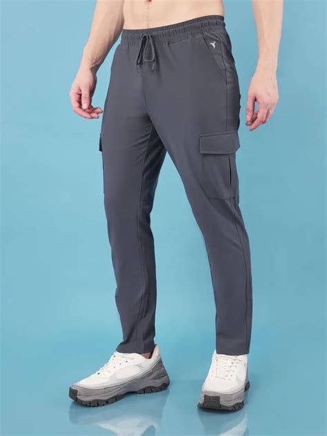 Men Relax Fit Cargo Trackpants with Duracool+