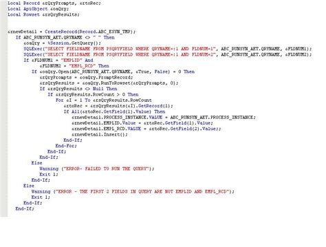 PeopleSoft Query Tutorial 的图像结果