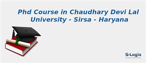 Chaudhary Devi Lal University | PhD Computer Science | S-Logix
