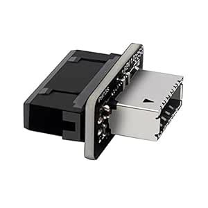 Front Panel Adapter, Vertical USB C Header Adapter, Type-E Key-A to ...