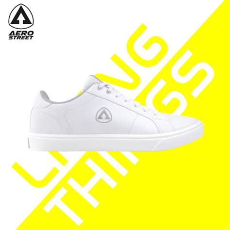 Jual Aerostreet Arrow Putih - Sepatu Sneaker Casual Pria Wanita Aero ...