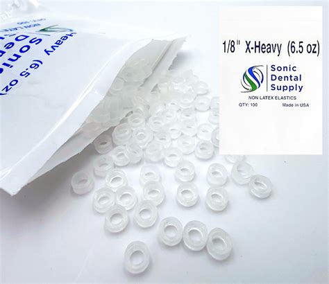 Sonic Dental Supply Clear 1/8" X-Heavy 6 Oz. - Orthodontic Dental ...
