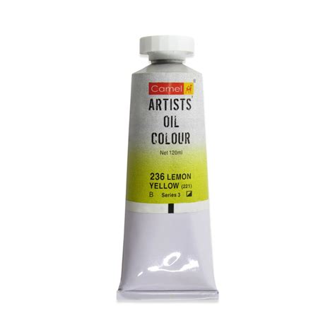 htconline.in| Camlin Artists Oil Colour 120ml SR3 Lemon Yellow ...