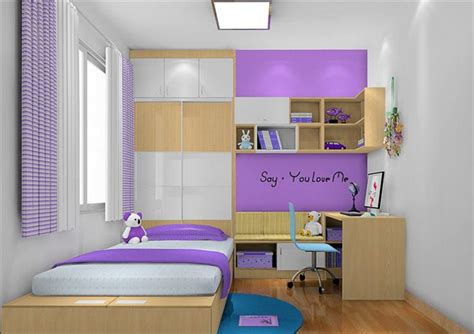 现代风格可爱儿童房间效果图 – 设计本装修效果图