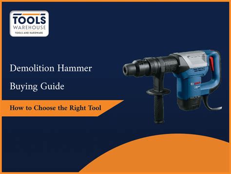 Everything about a demolition hammer | Tools Warehouse